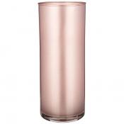 Ваза цилиндр Sparkle rosa высота 30см диаметр 12см
