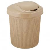 Контейнер для мусора Ajur 12 л кофейный