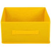 Короб раскладной с ручкой 31*31*15 см желтый