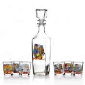 Набор стопок с графином Элегант Профессии, 7 предметов