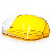 Хлебница "КРИСТАЛЛ" малая, 255*315*155 мм (оранжевый прозрачный)