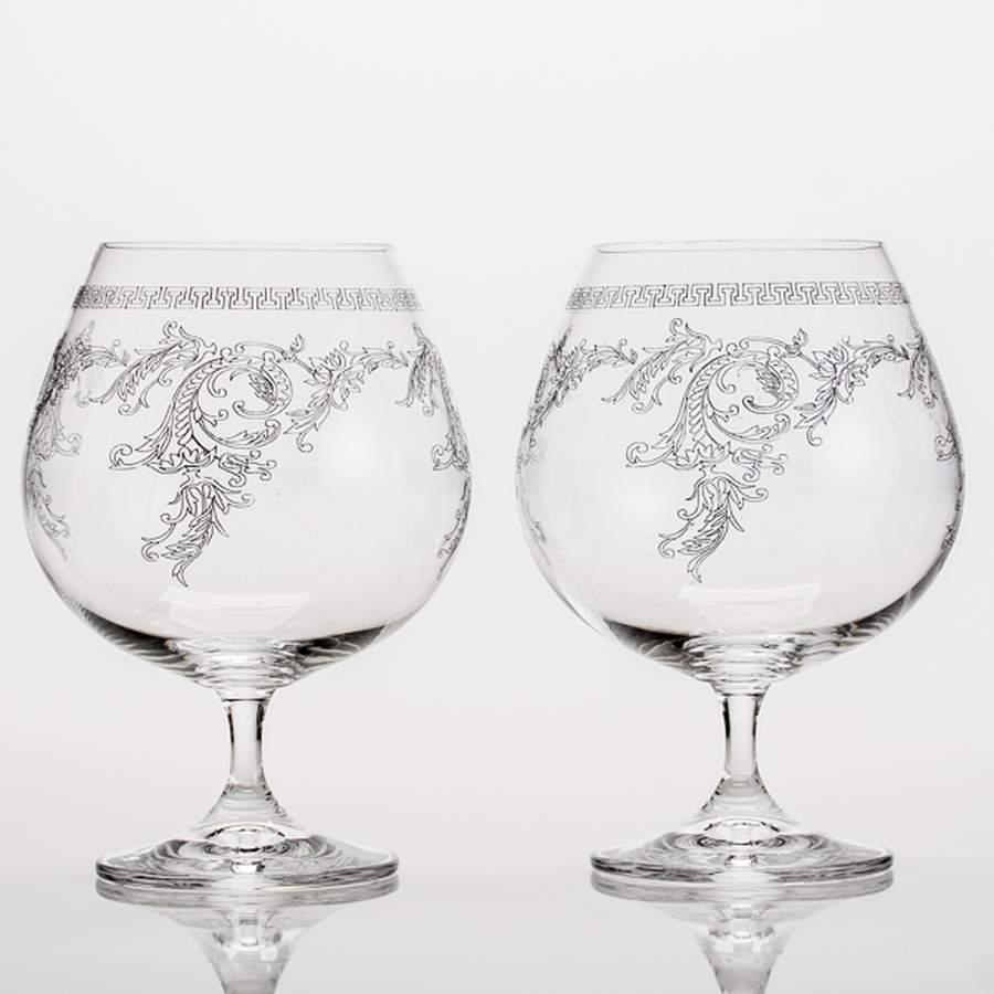 набор фужеров для вина bohemia evpas алые розы 170 мл (. бокалы лепка богемия чехия.