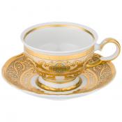 Чайный набор на 1 персону 2 пр. Анжелика 200 мл высота=6,5 см