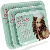 Набор подносов 3пр LOVE 39-33-29см МВ