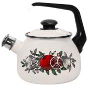 Чайник эмал  2,5л Цвет граната, 2711АП/4