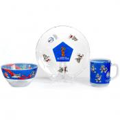 Набор для завтрака 3 пр. "Забивака" (кружка 200мл+тарелка 19см+салатник 15,8см)