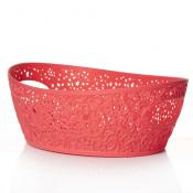 КОРЗИНА Кружево 2,5л (коралловый)