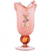 Ваза white crystal Rosa oksan высота 32см