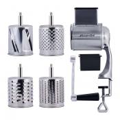 Тёрка универсальная механическая из нержавеющей стали 4 в 1