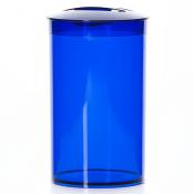 Банка для сыпучих продуктов "Кристалл", объем 1 л (цвет синий прозрачный)