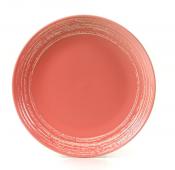 Тарелка плоская 10,5"-260мм "Меланж розовый"