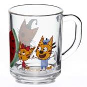 Кружка ТРИ КОТА 250 мл (рис.28834)