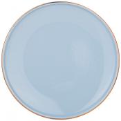 Тарелка закусочная bronco Solo 20,5 см бледно-голубая 