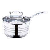 Ковш со стеклянной крышкой, 16см