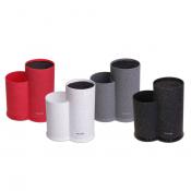 Подставка для ножей и кухонных принадлежностей двойная 22см (чёрный мр., серый мр., белый мр.,красный мр.)