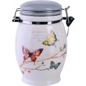 Банка для сыпучих продуктов 900 мл "Бабочки в саду" LR