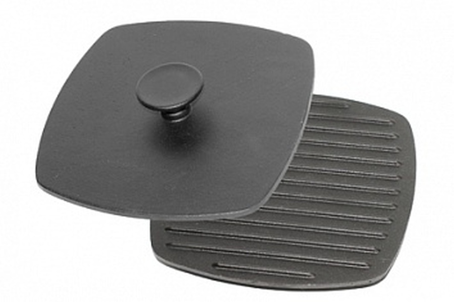 квадратная крышка пресс для сковороды. Le creuset сковорода гриль. крышка пресс для гриля inhouse. Le creuset сковорода с крышкой. Fissman cast iron сковорода гриль.