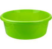 Таз круглый, объем 14 л (цвет ярко-зеленый)