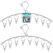 Вешалка-плечики с 8 прищепками. Размер 39х19см. NEW