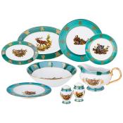 Столовый сервиз Охота 24 пр