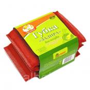 Губки д/посуды ЗАДИРА 2 шт.с мет. нитью "Умничка"