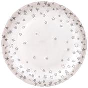 Тарелка Stars white 21 см