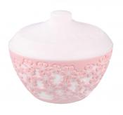 Сахарница с крышкой Бархат 0,5 л (розовый)