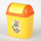 Контейнер для мусора, объем 800 мл, 115 х 86 х 156 мм (цвет в ассортименте)