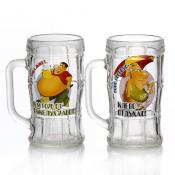 Н-р кружек 2 пр. для пива 330мл с деколью Пиво прикольное (П-76-330-ЕП)