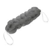 Мочалка-косичка, серая, 40 г, 26х5х5 см, для бани и сауны, HotPot