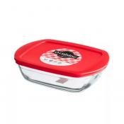 Блюдо прямоугольное с крышкой o cuisine 23x15x6.5см 1.1л