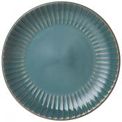 Тарелка десертная 19,7 см Stripe collection цвет:лазурно-синий