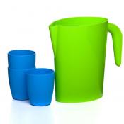 Набор Кувшин 1,75 л салатовый + 3 стакана 250 мл