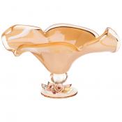 Блюдо на ножке white cristal Honey persia small 30х22х16см