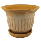 Цветочный горшок "Элегия" d27см, h21,5см, 5л (шамот)  (2) 1ЦШ-1