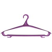 Вешалка для одежды размер 48-50 фиолетовая (прозрачная)