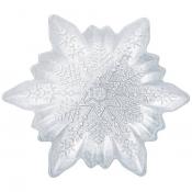 Блюдо Snow cristal silver 20см