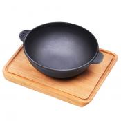 Сковорода WOK с дощечкой 180х63 BRIZOLL