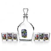 Набор стопок с графином Сидней Футбол, 7 предметов