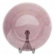 Тарелка 260 мм розовая