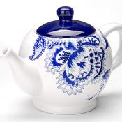 Заварочный чайник 930мл с/кр керам LR "Гжель"