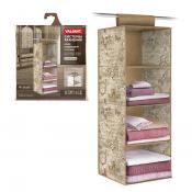 Кофр подвесной для хранения, 4 секции, 30*30*84 см, VINTAGE