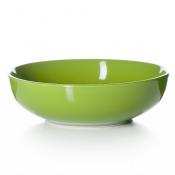 Тарелка зеленая, диаметр 17,8 см, высота 5,4 см