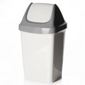 Контейнер для мусора СВИНГ, объем 15 л, мм ( мрамор)
