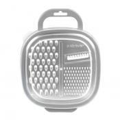 Терка с контейнером viva grey-green