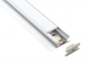 Встраиваемый напольный алюминиевый профиль для светодиодной ленты LL-2-ALP002