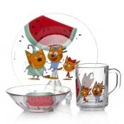 Набор детской посуды 3 пр. ТРИ КОТА-АРБУЗ