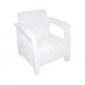 Кресло "Ротанг" (730х700х790) без подуш. (белый)