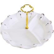 Менажница 3 отдел., 22 см, фарфор LR