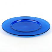 Блюдо круглое Pasabahce "Arte", цвет синий, D=35 см
